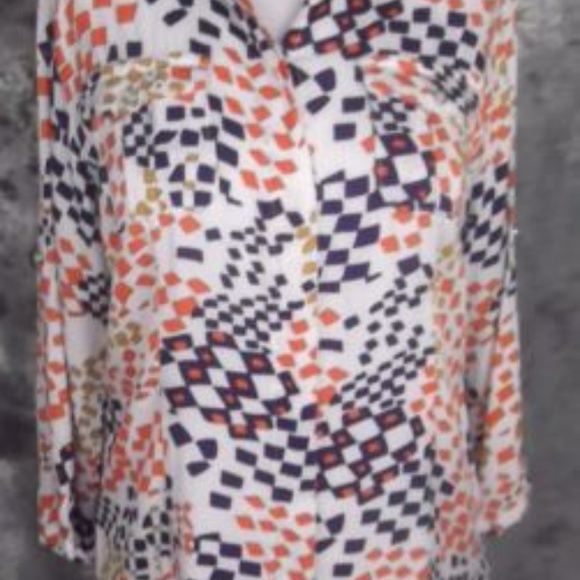 CAbi Grand Prix Artsy Mod Blouse #404 - Picture 2 of 4